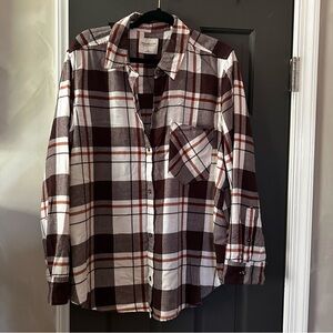 Abercrombie Plaid Flannel Button-Up Shirt